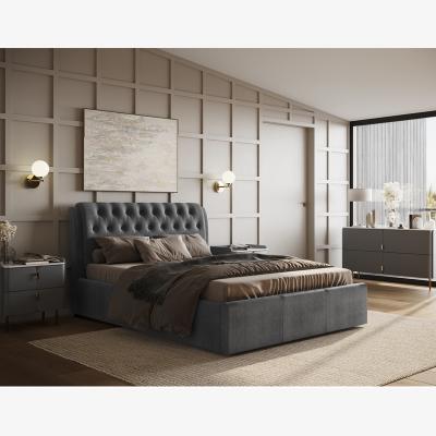 The Range Seville Ottoman Bed Grey Double - Grey