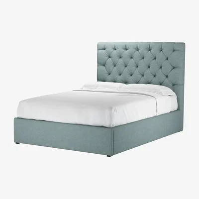 Sofa.com Rosalie 130cm Double Ottoman Bed in Holkham Norfolk Cotton - sofa.com