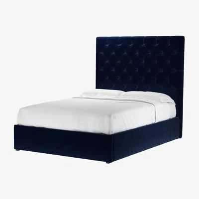 Sofa.com Rosalie 150cm Double Ottoman Bed in Admiral Smart Cotton - sofa.com