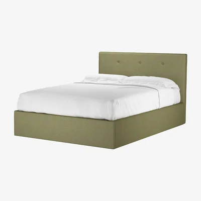 Sofa.com Avery 100cm Double Ottoman Bed in Lichen Heathland Weave