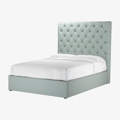 Sofa.com Rosalie 150cm Double Ottoman Bed in Coastal House Basket Weave - sofa.com