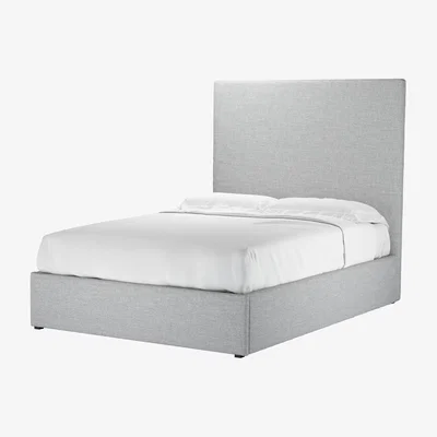 Sofa.com Harlow 150cm Double Ottoman Bed in Frost Highland Tweed - sofa.com