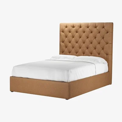 Sofa.com Rosalie 150cm Double Ottoman Bed in Saddle Antique Leather - sofa.com