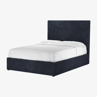 Sofa.com Avery 130cm Double Ottoman Bed in Mercury Cashmere Velvet - sofa.com