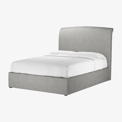 Sofa.com Thea Double Ottoman Bed in Mushroom Heathland Weave - sofa.com