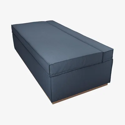 Sofa.com Jack in a Box Double Bed in Box in Midnight Blue Brushed Linen Cotton - sofa.com