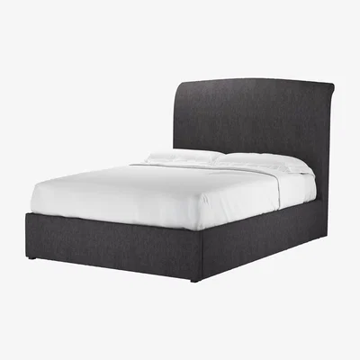 Sofa.com Thea Double Ottoman Bed in Cadet Soft Chenille - sofa.com
