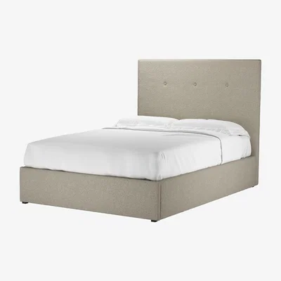 Sofa.com Avery 130cm Double Ottoman Bed in Salted Caramel Plush Tweed Boucle - sofa.com