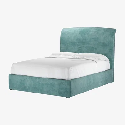 Sofa.com Thea Double Ottoman Bed in Santorini Easy Care Velvet - sofa.com