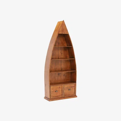 Barker and Stonehouse Villiers Boat Bookcase, Brown | Barker & Stonehouse