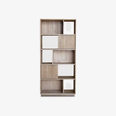Barker and Stonehouse Pure Furniture Tallis Bookcase, Brown Wood | Barker & Stonehouse