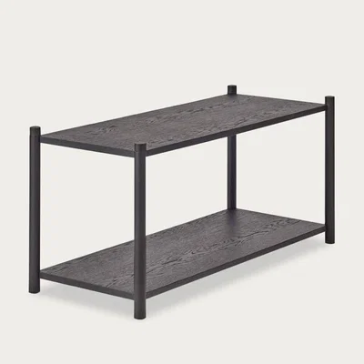 Bombinate.com Black Oak Sceene Bookcase F