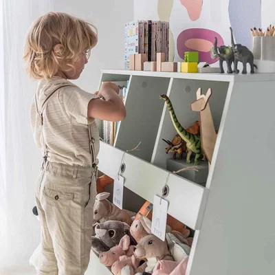 Cuckooland Vox Tuli Bookcase & Toy Storage - White