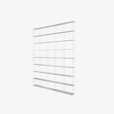 The Conran Shop Krossing Shelving Unit 166 x 200cm Aluminium