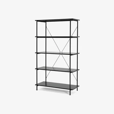 Habitat Habitat Huckley 5 Tier Steel Shelving Unit- Black