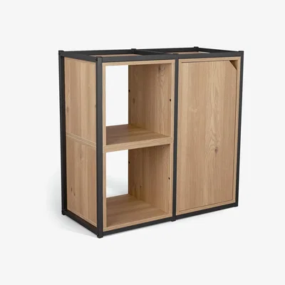Habitat Habitat Loft Living Short Shelving Unit - Light Oak