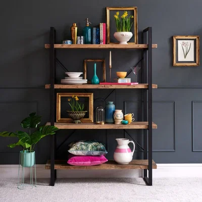 Knees Wyatt Reclaimed Wood Bookcase