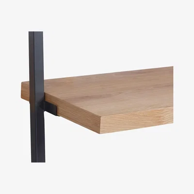 Knees Incanto 190cm x 60cm Ladder Oak Bookcase