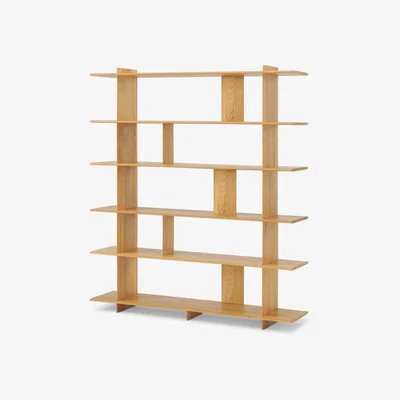 Made.com Norell Wide Shelving Unit, Oak