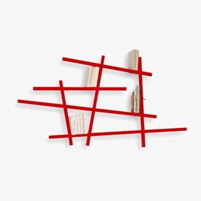 Made in Design Mikado Small Bookcase - Small by Compagnie Red