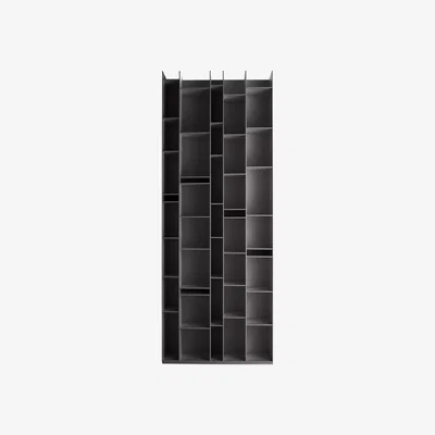 Made in Design Random Bookcase - L 81 x H 217 cm by MDF Italia Grey