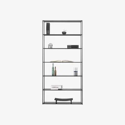 Made in Design Easy Irony Bookcase - 104 x 226 cm by Zeus Black