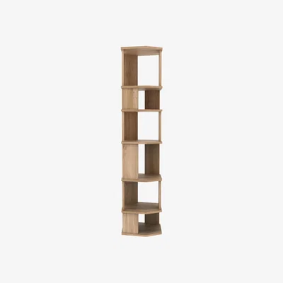 Made in Design Stairs Bookcase - / Column - Solid oak / L 46 cm x H 204 cm by Ethnicraft Natural wood