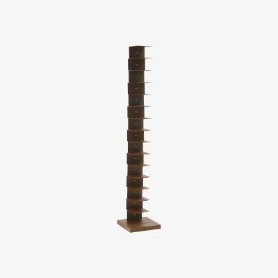 Made in Design Ptolomeo Bookcase - 1 face / H 215 x L 35 cm by Opinion Ciatti Brown