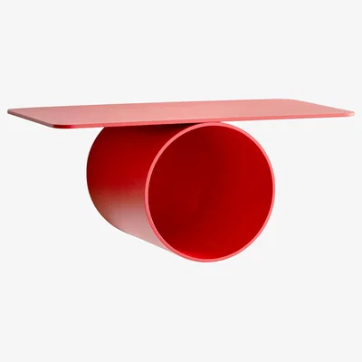 Made in Design Pipeline Solo Shelf metal red / L 37 cm - raawii