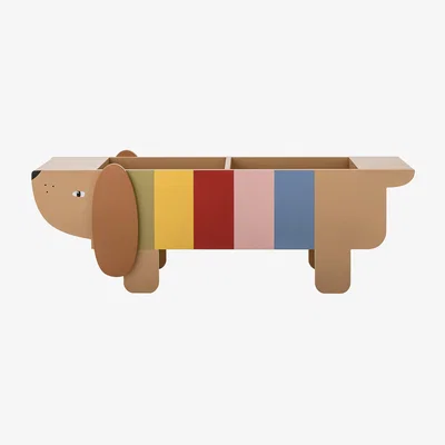 Nordic Nest Bloomingville Charlie book case Brown-multi