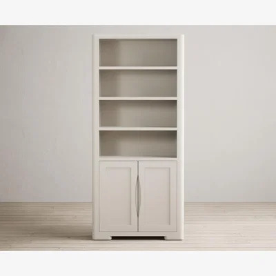 Oak&More Harper Soft White Painted Tall Bookcase