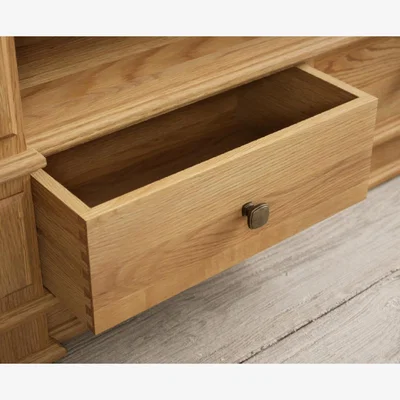 Oak&More Lawson Solid Oak Small Bookcase