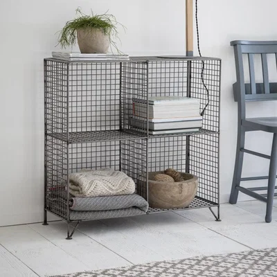 Olivia's Garden Trading Small Portobello Shelving Unit in Mesh