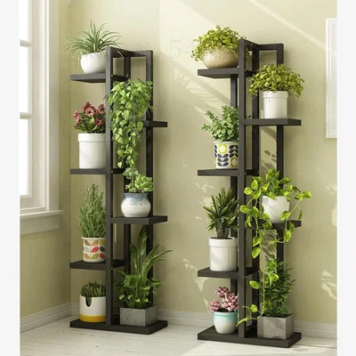 The Range Clay Flower Stand - Black