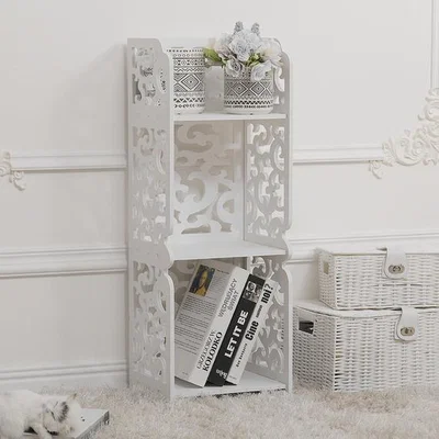 The Range Rustic Small White Storage Display Shelving Unit - White