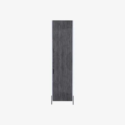 The Range Dallas tall storage cabinet  - White and carbon grey