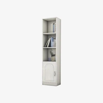 The Range GRETA 1 Door Bookcase, White - White