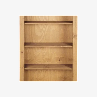 The Range Corona Bookcase Medium - Waxed Pine