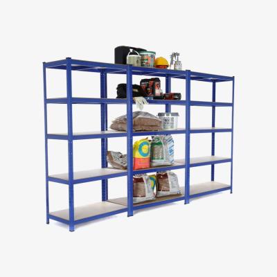 The Range 3 Bays of Garage Shelving 1800mm H - Blue