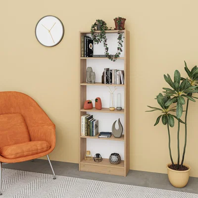 The Range Aidan Modern Bookcase Display Unit - Oak