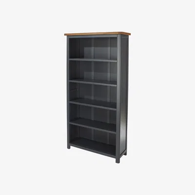 The Range Dunkeld tall bookcase  - Midnight blue