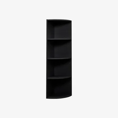 The Range Corner Bookcase   - Black / 120cm