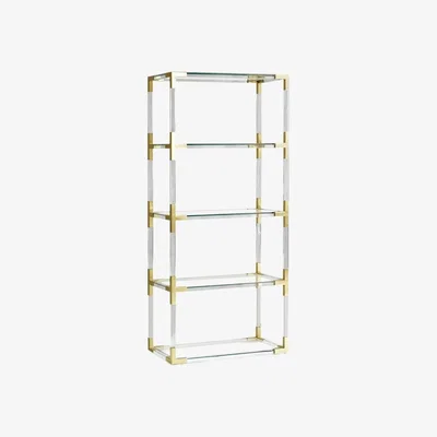 Tobias Oliver Jonathan Adler I Jacques Etagere I Brass