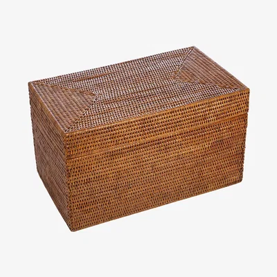 Amara Global Explorer - Rattan Storage Chest - Dark