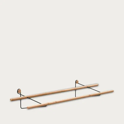 Bombinate.com Black Bamboo Shoe Rack Large