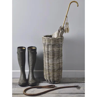 Cox and Cox Rattan Umbrella Basket