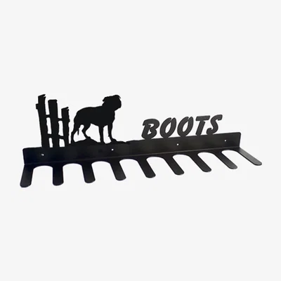 Cuckooland Boot Rack in Staffordshire Terrier Design - Large