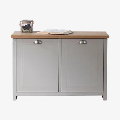 Dunelm Lancaster Shoe Cabinet Grey