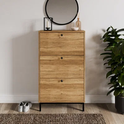 Dunelm Fulton Shoe Drop Pine Brown/Black