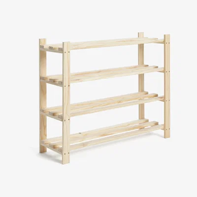 Habitat Habitat Karee 4 Shelf Shoe Storage Rack - Pine